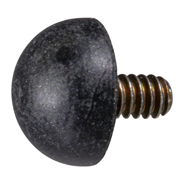 Midwest Fastener #6-32 x 7/16" Rubber Coarse Thread Male Spherical Bumper Mount 4PK 930861 - main